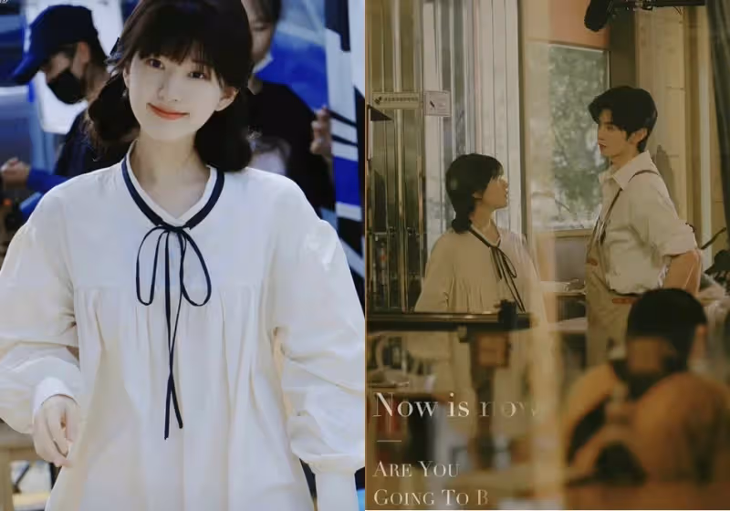 趙露思《偷偷藏不住》校服Look曝光 原著書迷:像13歲 –