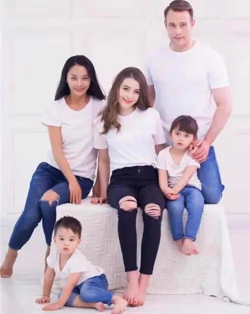 吳奇隆前妻一家慶中秋！混血兒女太像富豪老爸，豪宅曝光裝修奢華