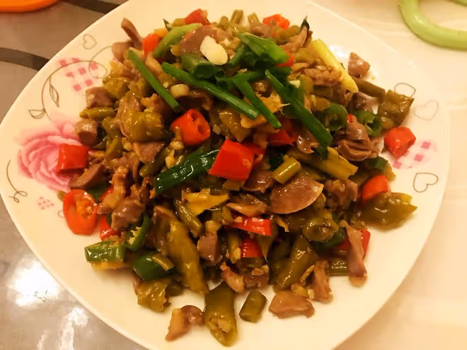 酸辣雞雜
