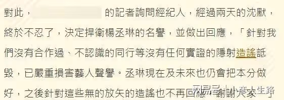 楊丞琳方就吃不起海鮮言論遭網暴回應：現在及未來會把本分做好