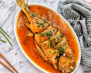 黃油家常燒黃魚