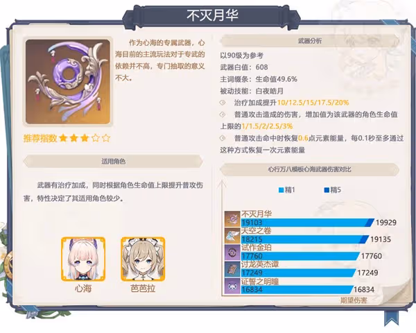 《原神》3.0下半期武器祈願池抽取建議