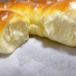 牛奶軟餐包(手工和面)