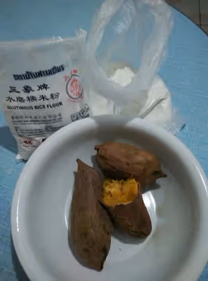 紅薯糯米糕（紅豆沙餡）