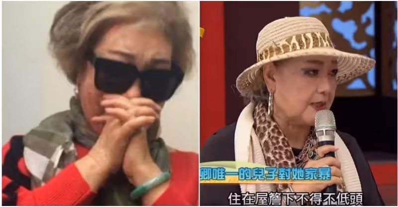 75歲女星昔風光「結3次婚被敗光4棟房」遭獨子動手　晚景淒涼餓到「挖餿水吃」月領1萬2救濟金