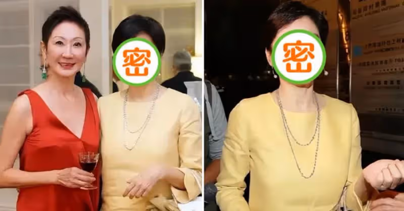 林青霞罕見與何超瓊同框，穿的連衣裙雖然皺巴巴，卻遮不住優雅感，網友：歲月從不敗美人