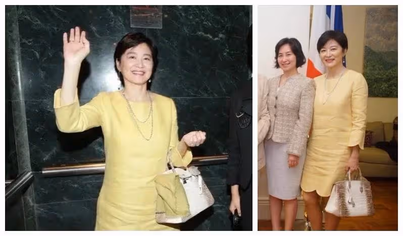 林青霞罕見與何超瓊同框,穿的連衣裙雖然皺巴巴,卻遮不住優雅感,網友:歲月從不敗美人