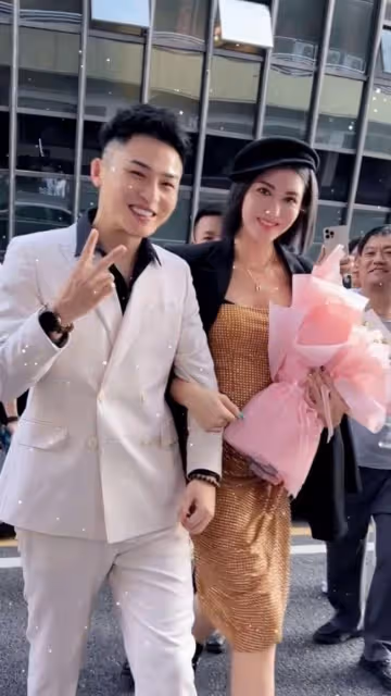 女星為男網紅夾菜擦嘴引熱議 網友:為錢沒底線