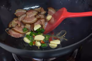 干豆角炒臘肉