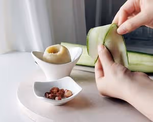 一口一個~黃瓜粽｜粽子形沙拉頭盤丨土豆泥培根餡｜清爽低卡｜原創