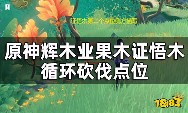 原神王樹的瑞佑最佳使用點位 輝木業果木證悟木循環砍伐點位