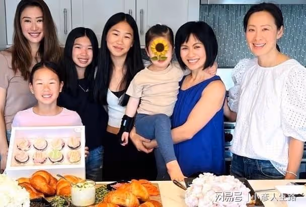 謝婷婷約好友慶祝40歲生日!三歲女兒正面照曝光,黃皮膚黑眼睛