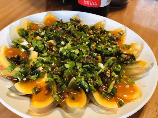 青椒皮蛋-小時候的味道