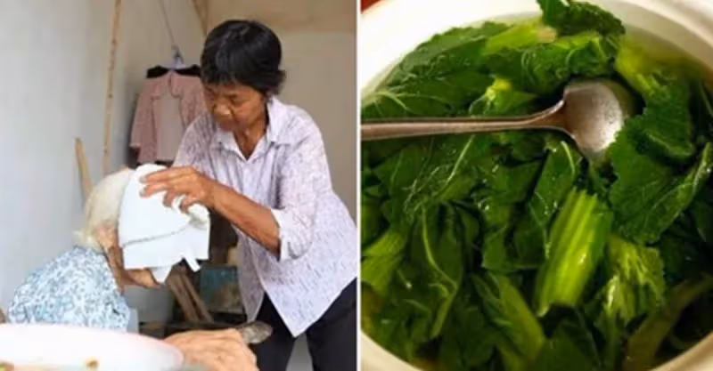 兒子離開後兒媳讓婆婆，10年天天喝青菜湯，媳婦臨終前卻說：媽，我的存款都留給你.