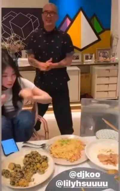 9月10日，大小S的大姐徐熙嫻曬出過中秋的照片，稱讚妹夫具俊曄