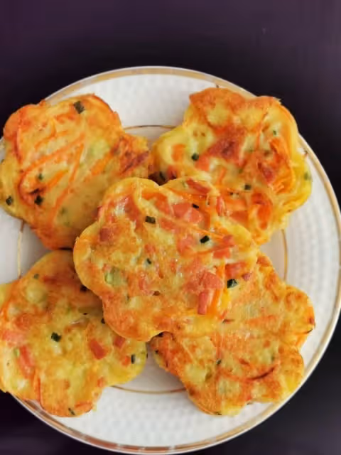 3歲寶寶輔食之土豆胡蘿蔔餅