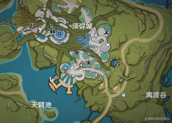《原神》3.0須彌新增旋曜玉帛收集位置分享