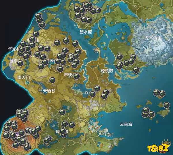 原神璃月地區特產在哪 原神璃月地區特產位置大全