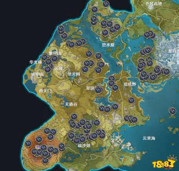原神璃月地區特產在哪 原神璃月地區特產位置大全