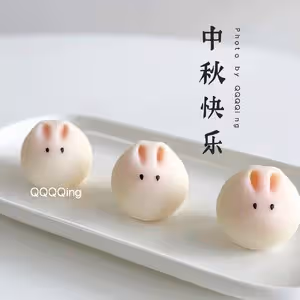 玉兔冰皮月餅