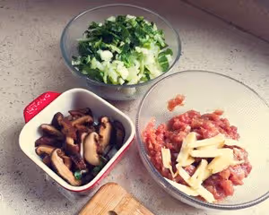 青菜瘦肉香菇粥（電飯煲版）