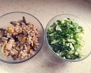 青菜瘦肉香菇粥（電飯煲版）