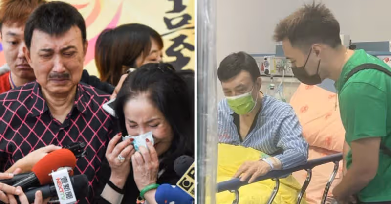 7月才小中風！余天遭目擊「連2天直奔榮總」走不出喪女之痛　余祥銓淚曝病況：「爸爸心理生病了」