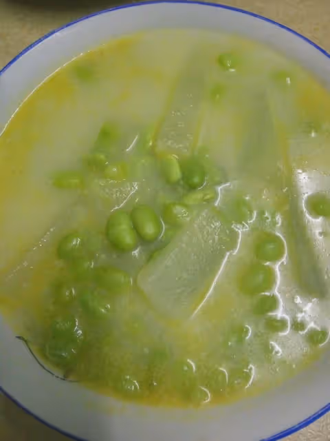 冬瓜毛豆湯