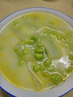 冬瓜毛豆湯