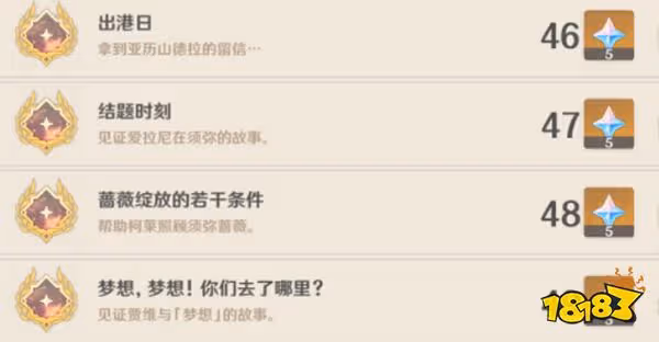 原神須彌隱藏成就一覽 3.0須彌天動萬象有哪些隱藏成就