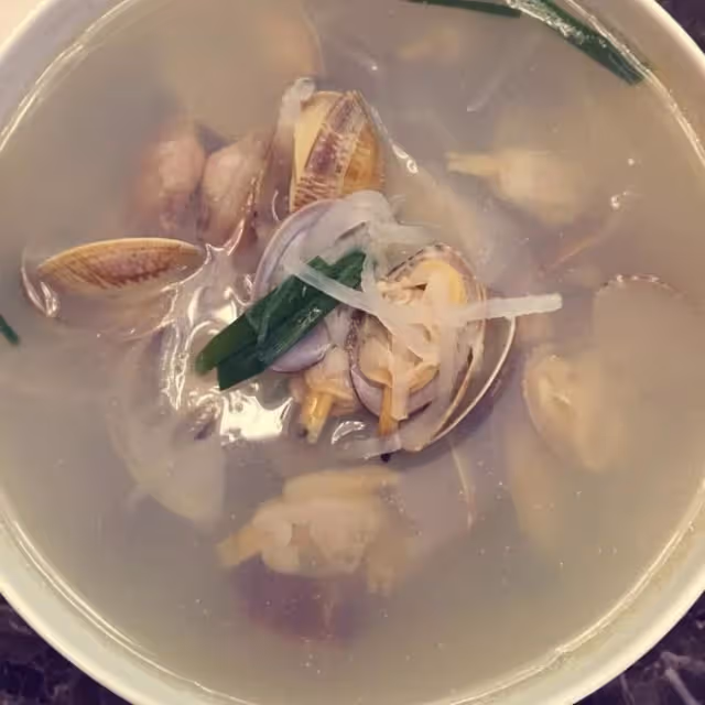 蘿蔔花蛤湯