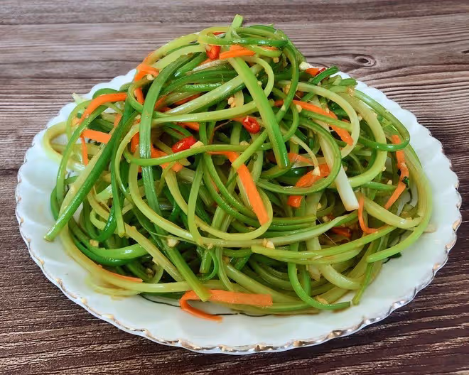 蒜苔新吃法
