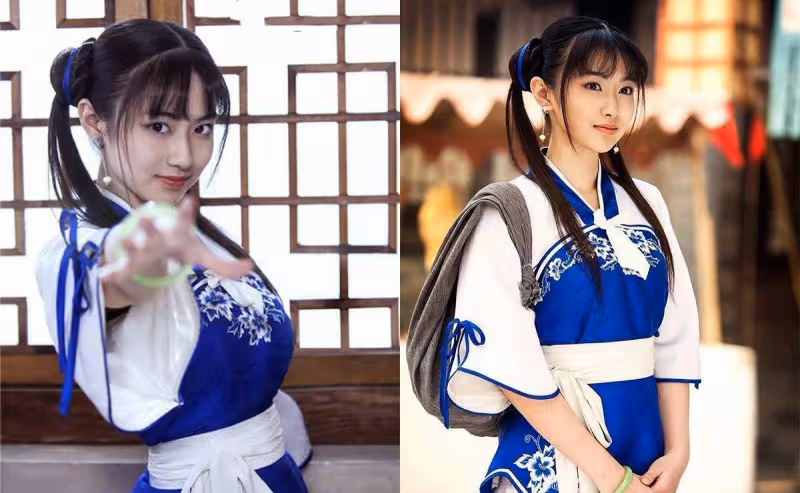 錦心似玉:兩位高顏值侍女搶鏡,孫雪寧演過趙靈兒,丁潔中戲就讀