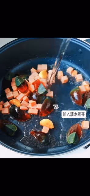 春日美食|豆苗皮蛋湯