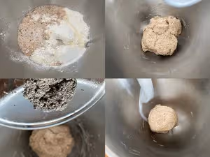 無油無糖全麥奇亞籽貝果