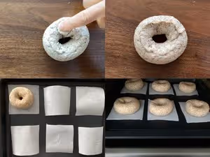 無油無糖全麥奇亞籽貝果