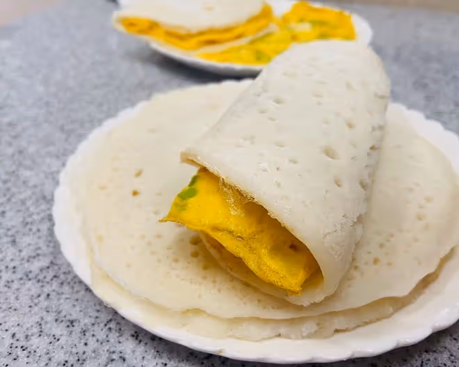 米餅雞蛋-早餐
