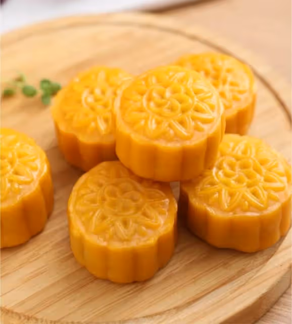 南瓜豆沙月餅