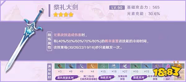 原神多莉武器推薦 多莉用什麼武器好