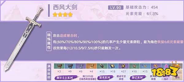 原神多莉武器推薦 多莉用什麼武器好