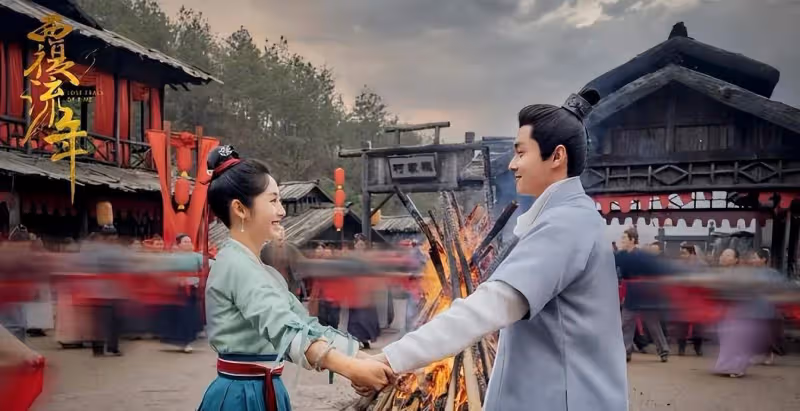 目前正在熱播的五部高分劇中,《飛狐外傳》排在最後,第一豆豆高達8.8
