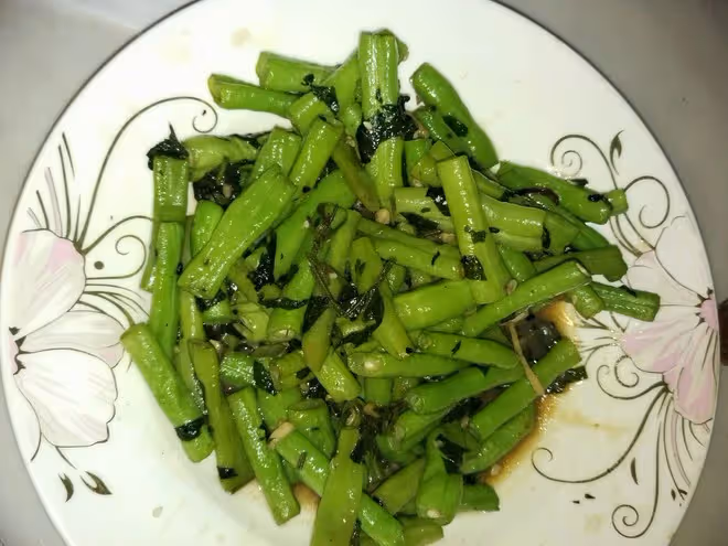 紫蘇炒豆角