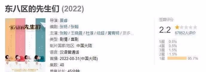 一出手，豆瓣評分2.2