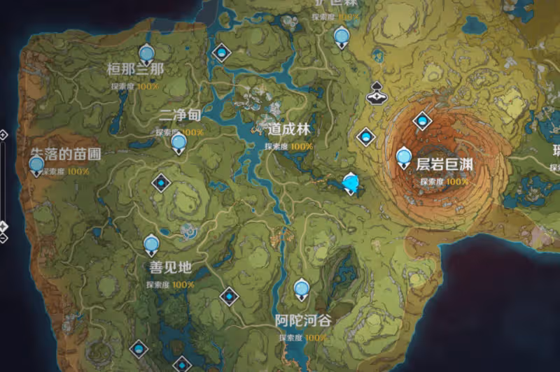 原神3.0須彌還未過半？地圖全探索46%，3.1的沙漠讓玩家心馳神往