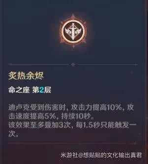 《原神》迪盧克培養教程