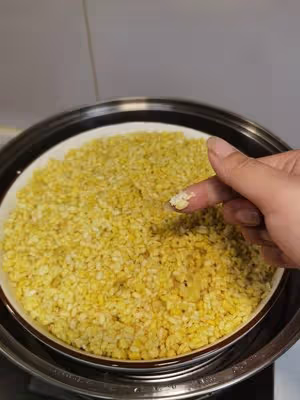 綠豆糕（免炒，不用烤箱，口感細膩，入口即化）