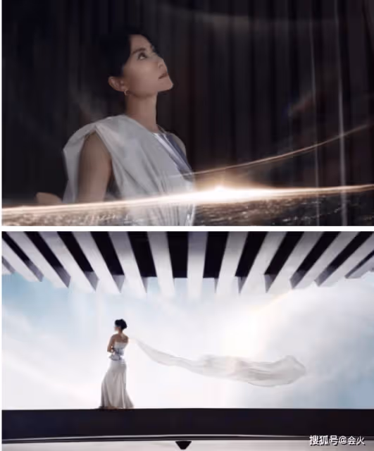 53歲王菲拍性感廣告 穿抹胸裙躺地上曲線妙曼