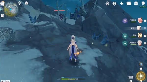 《原神》蒙德龍脊雪山星銀礦石收集路線分享