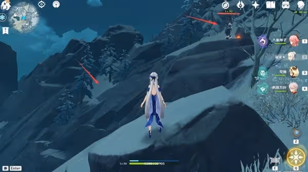 《原神》蒙德龍脊雪山星銀礦石收集路線分享