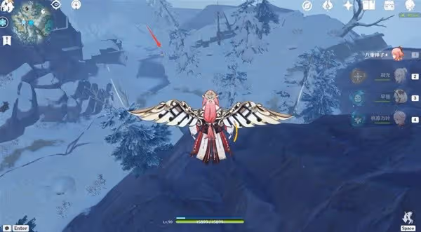 《原神》蒙德龍脊雪山星銀礦石收集路線分享